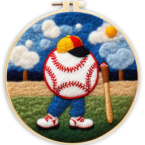 Kit Feutrage à l'aiguille - Baseball