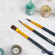Charger l'image dans la galerie, Mini Peinture par Numéros 20x20cm avec cadre Mandala hibiscus