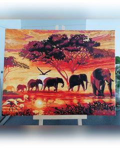 Peinture au numéro Oz International - Sérénité - 30x40 cm