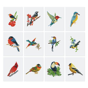 Mini Série Diamond Painting - Oiseaux