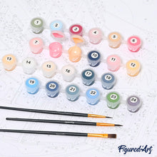 Charger l'image dans la galerie, peinture par numéros | Chouette porteuse de croix | animaux, chouettes et hiboux, complexe | FiguredArt