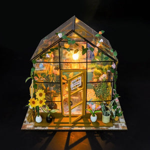 Maison Miniature Serre Ensoleillée