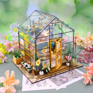 Maison Miniature Serre Ensoleillée