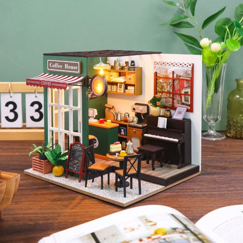 Maison Miniature Café de l'Après-midi