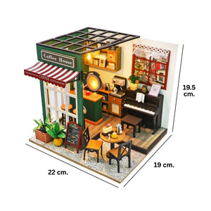 Maison Miniature Café de l'Après-midi