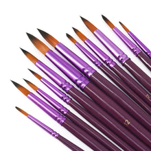 Charger l'image dans la galerie, Set Premium de 12 Pinceaux d'Artiste