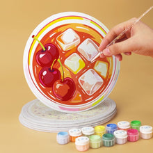 Charger l'image dans la galerie, Mini Série Peinture par Numéros - Disques Ø20cm (6 pièces) - Un goût d'été