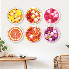 Charger l'image dans la galerie, Mini Série Peinture par Numéros - Disques Ø20cm (6 pièces) - Un goût d'été