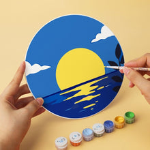 Charger l'image dans la galerie, Mini Série Peinture par Numéros - Disques Ø20cm (6 pièces) - Rêves au clair de lune