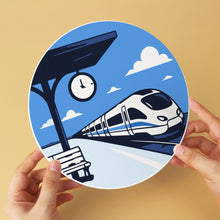 Charger l'image dans la galerie, Mini Série Peinture par Numéros - Disques Ø20cm (6 pièces) - Lieux à découvrir