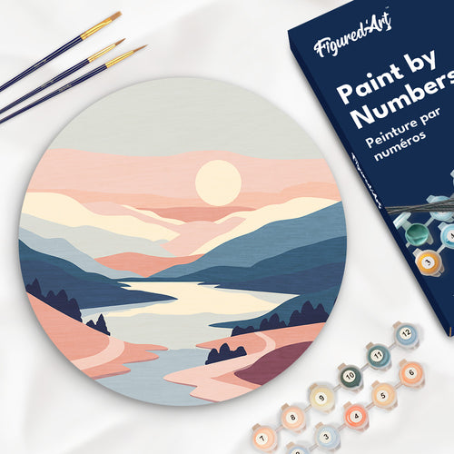 Peinture par Numéro sur disque en bois Figured'Art - Toucan Tropical - Kit de Loisir Créatif DIY Numéro d'Art Complet - 30cm de diamètre - Peinture par numéro Peinture par Numéro sur disque en bois Figured'Art - Toucan Tropical - Kit de Loisir Créatif DIY Numéro d'Art Complet - 30cm de diamètre - Peinture par numéro