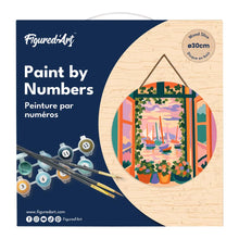 Charger l'image dans la galerie, Peinture par Numéro sur Disque en Bois - La Fenêtre ouverte - Matisse