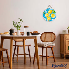 Charger l'image dans la galerie, Peinture par Numéro sur Disque en Bois - Brise de Citrus