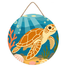 Charger l'image dans la galerie, Peinture par Numéro sur Disque en Bois - Tortue