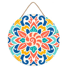 Charger l'image dans la galerie, Peinture par Numéro sur Disque en Bois - Mandala coquillage