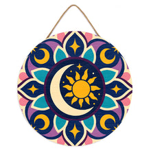 Charger l'image dans la galerie, Peinture par Numéro sur Disque en Bois - Mandala céleste