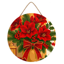 Charger l'image dans la galerie, Peinture par Numéro sur Disque en Bois - Étoiles de Noël