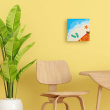 Charger l'image dans la galerie, Mini Peinture par Numéros 20x20cm avec cadre A la Plage