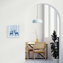 Charger l'image dans la galerie, Mini Peinture par Numéros 20x20cm avec cadre Rencontre de Cerfs