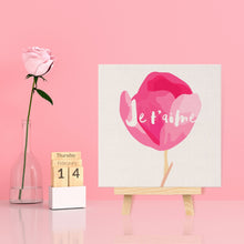 Charger l'image dans la galerie, Mini Peinture par Numéros 20x20cm avec cadre Je T'aime
