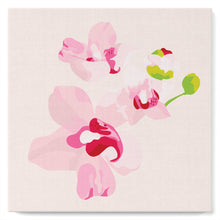 Charger l'image dans la galerie, Mini Peinture par Numéros 20x20cm avec cadre Fleurs d'Orchidée