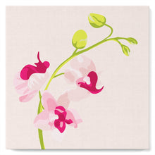 Charger l'image dans la galerie, Mini Peinture par Numéros 20x20cm avec cadre Branche d'Orchidée 2
