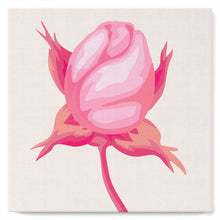 Charger l'image dans la galerie, Mini Peinture par Numéros 20x20cm avec cadre Bouton de Rose