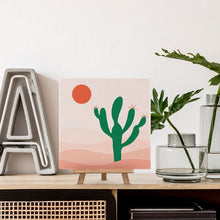 Charger l'image dans la galerie, Mini Peinture par Numéros 20x20cm avec cadre Cactus