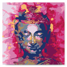 Charger l'image dans la galerie, Mini Peinture par Numéros 20x20cm avec cadre Bouddha précieux