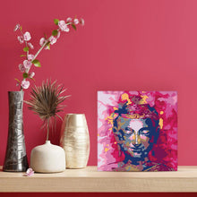 Charger l'image dans la galerie, Mini Peinture par Numéros 20x20cm avec cadre Bouddha précieux