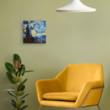 Charger l'image dans la galerie, Mini Peinture par Numéros 20x20cm avec cadre Van Gogh Nuit Etoilée