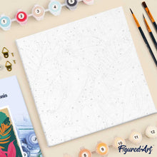 Charger l'image dans la galerie, Mini Peinture par Numéros 20x20cm avec cadre Toucan Tropical