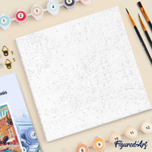 Charger l'image dans la galerie, Mini Peinture par Numéros 20x20cm avec cadre Côte d'Azur