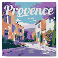 Charger l'image dans la galerie, Mini Peinture par Numéros 20x20cm avec cadre Printemps en Provence