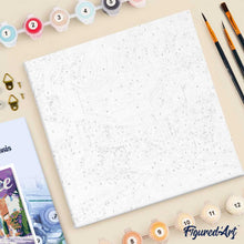 Charger l'image dans la galerie, Mini Peinture par Numéros 20x20cm avec cadre Printemps en Provence