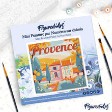 Charger l'image dans la galerie, Mini Peinture par Numéros 20x20cm avec cadre Automne en Provence