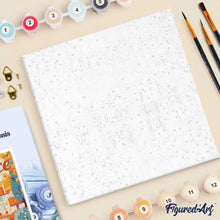 Charger l'image dans la galerie, Mini Peinture par Numéros 20x20cm avec cadre Automne en Provence