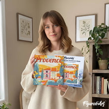 Charger l'image dans la galerie, Mini Peinture par Numéros 20x20cm avec cadre Automne en Provence
