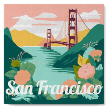 Charger l'image dans la galerie, Mini Peinture par Numéros 20x20cm avec cadre San Francisco