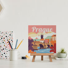 Charger l'image dans la galerie, Mini Peinture par Numéros 20x20cm avec cadre Prague
