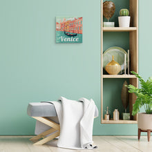 Charger l'image dans la galerie, Mini Peinture par Numéros 20x20cm avec cadre Gondoles à Venise