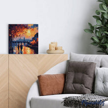 Charger l'image dans la galerie, Mini Peinture par Numéros 20x20cm avec cadre Nuit Romantique