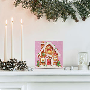 Décorations de Noël Peinture par Numéros - Kit Bonhomme de Neige & Joie en Pain d'Épices – Figured'Art