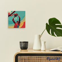 Charger l'image dans la galerie, Mini Peinture par Numéros 20x20cm avec cadre Affiche sportive Basket