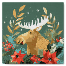 Charger l'image dans la galerie, Mini Peinture par Numéros 20x20cm avec cadre Orignal de Noël