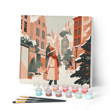 Charger l'image dans la galerie, Mini Peinture par Numéros 20x20cm avec cadre Achats d'hiver