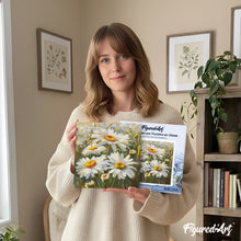 Charger l'image dans la galerie, Mini Peinture par Numéros 20x20cm avec cadre Marguerites