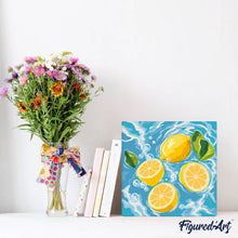 Charger l'image dans la galerie, Mini Peinture par Numéros 20x20cm avec cadre Brise de Citrus