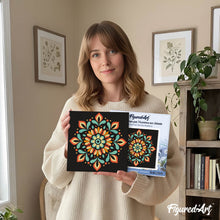 Charger l'image dans la galerie, Mini Peinture par Numéros 20x20cm avec cadre Mandala d'Automne