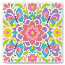 Charger l'image dans la galerie, Mini Peinture par Numéros 20x20cm avec cadre Mandala papillon